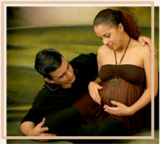 expecting young couple